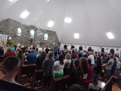 Centenas de Fiéis participaram da abertura da programação religiosa da 61ª Festa do Senhor Bom Jesus em Campo Mendes